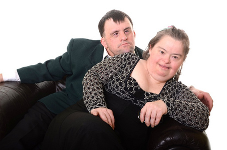 唐氏综合征,情侣照片