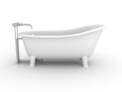 现代白色浴缸