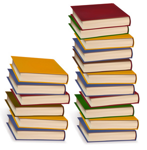 图书堆积图片-图书堆积素材-图书堆积插画-摄图新视界