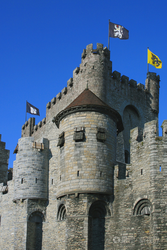 在根特比利时城堡