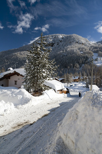 冬天在 pragelato