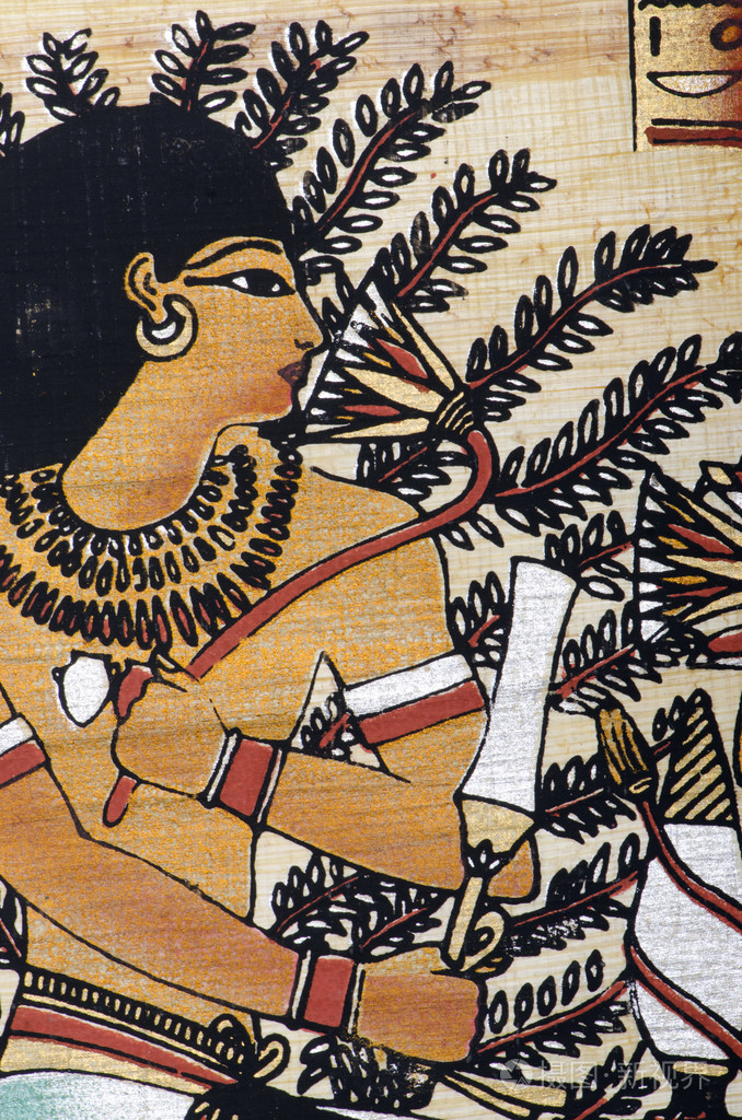 埃及历史概念与纸莎草纸