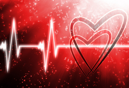 抽象心脏监测系统