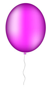 粉红色大气球图片