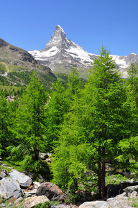 马特洪峰瑞士的阿尔卑斯山