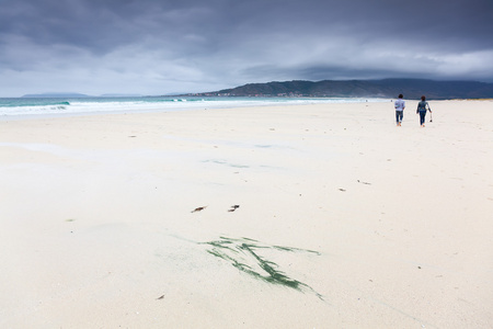 Beach of Carnota, La Corua, Galicia, Spain