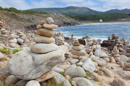 Beach near at castro de Baroa, Porto Do Son, La Corua, Galicia