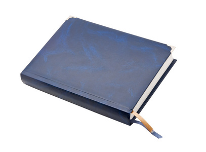 蓝皮笔记本