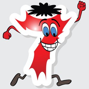 卡通数字14图片大全