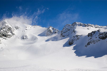 谷的意见滑雪胜地法国