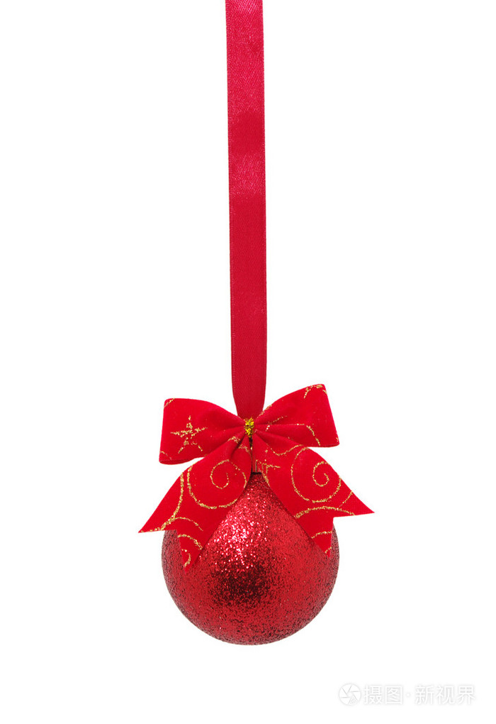 圣诞节的红球