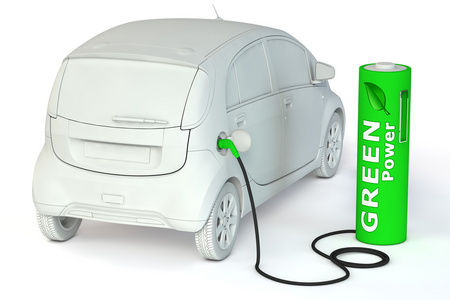 电池加油站绿色电力燃料 e 车