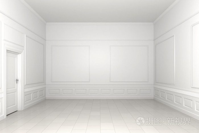 空白色房间