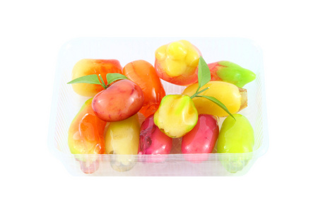 塑料包装上能删除仿水果甜点图片