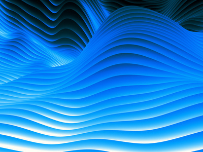 起伏的波浪设计图案图片