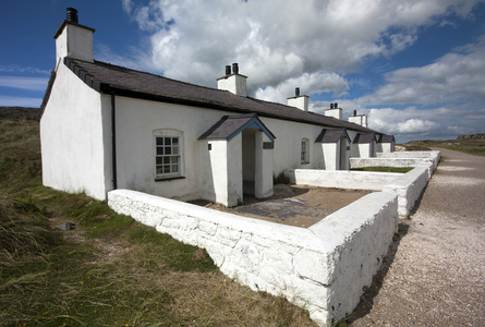 飞行员的村舍，llanddwyn 岛，安格尔西岛威尔士