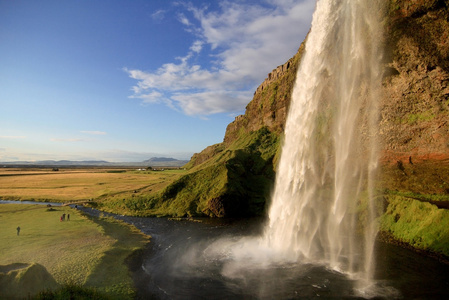 seljalandsfoss 瀑布