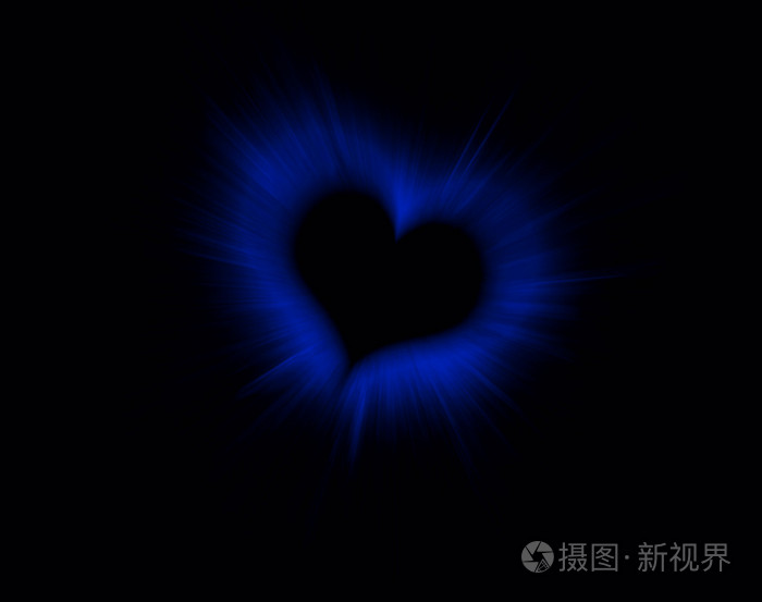 在黑色的情人节心