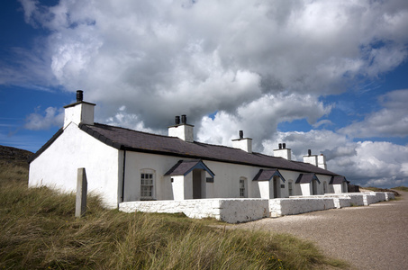 飞行员的村舍，llanddwyn 岛，安格尔西岛威尔士