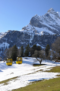 braunwald，著名的瑞士滑雪度假村