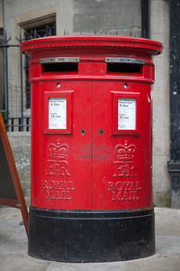 在伦敦的红色信箱
