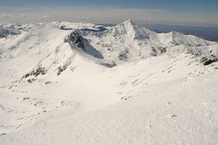 retezat 山，罗马尼亚冬季景观