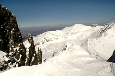 retezat 山，罗马尼亚冬季景观