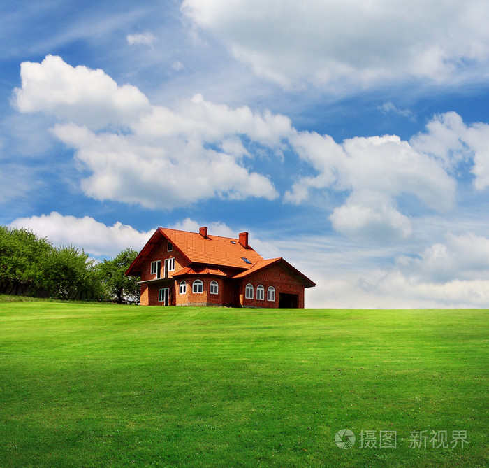 如梦如幻的农村房子