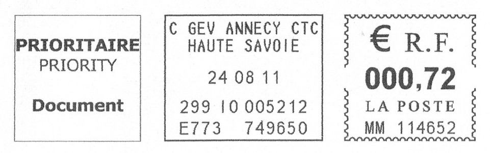法国邮戳