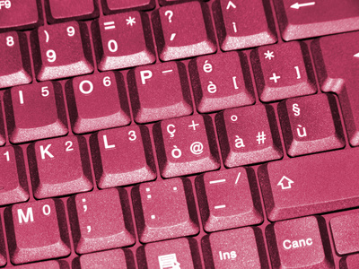 粉色键盘