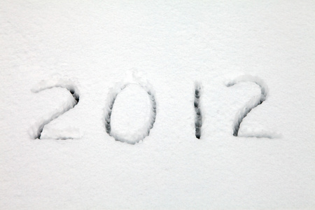 写在雪中的 2012