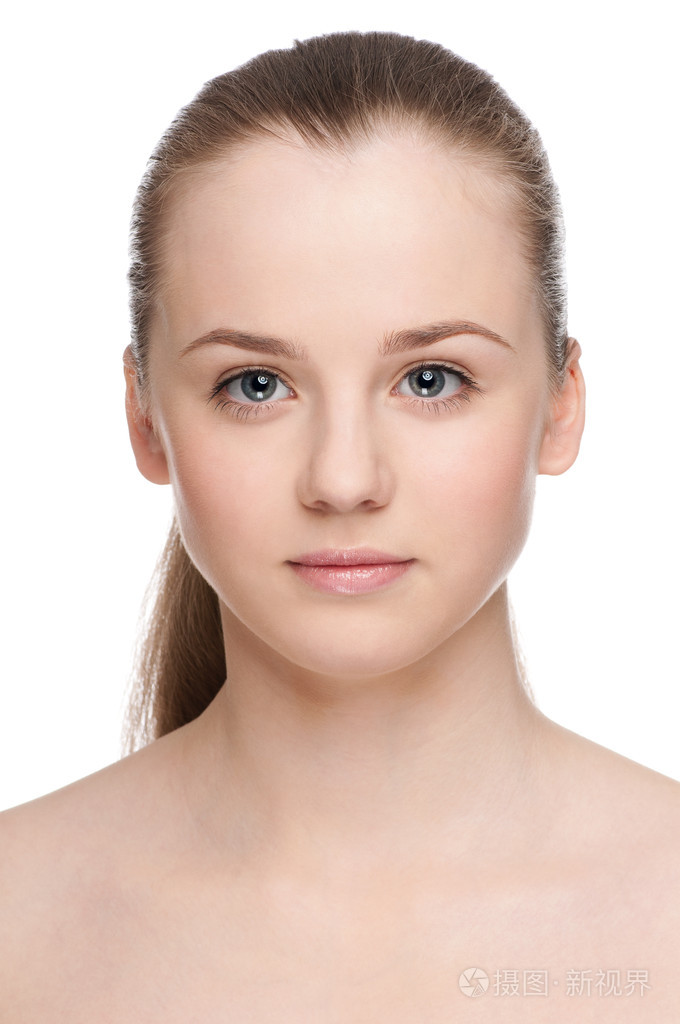 完美肌肤的年轻女人的肖像照片-正版商用图片0vowx1-摄图新视界