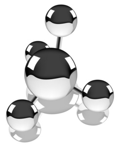 甲烷分子具有反射