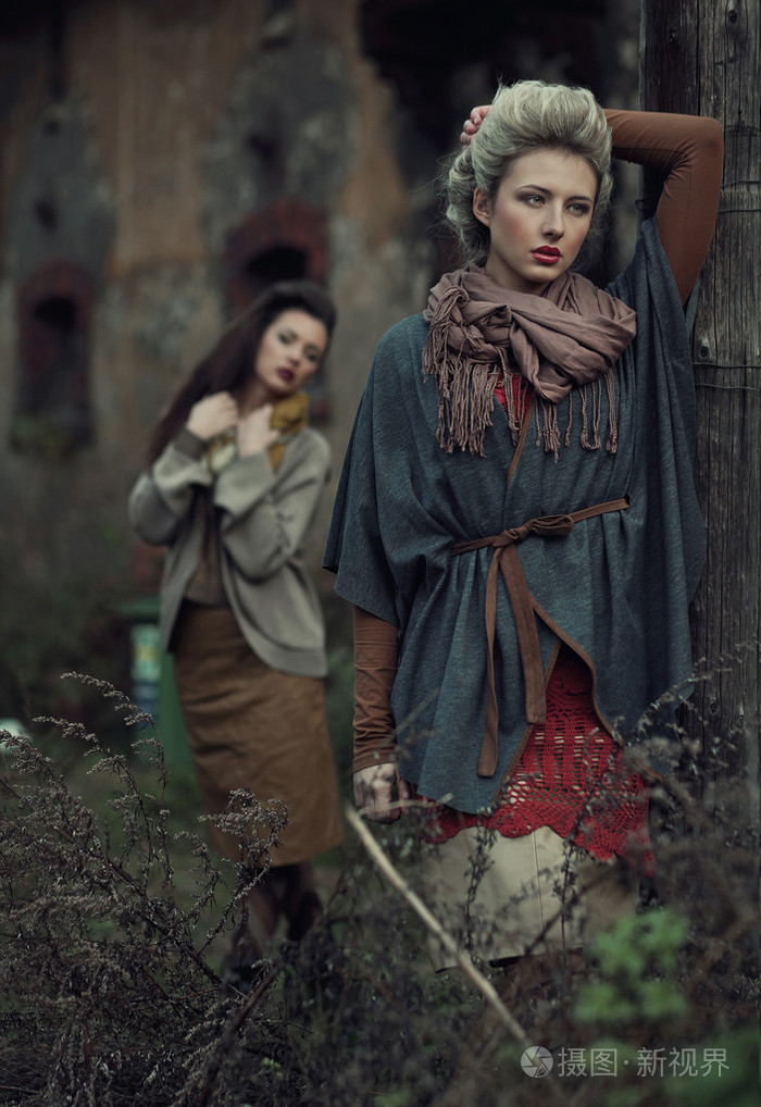 美丽女士的精美艺术照片