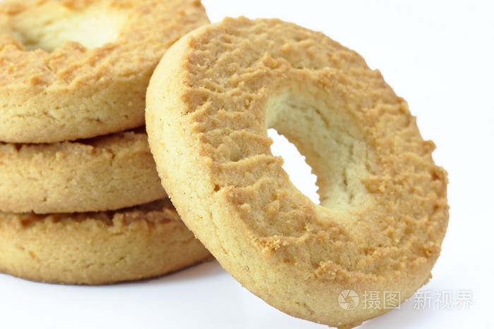 孤立在白色背景上的cookie
