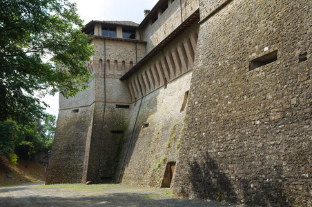 felino 的城堡。艾米利亚罗马涅。意大利