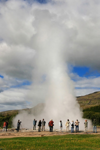 间歇泉 strokkur