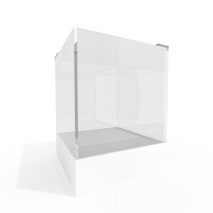空的玻璃展示柜图片