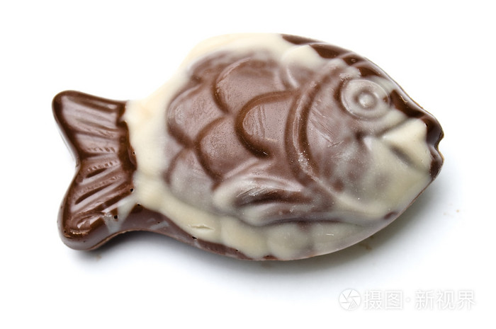 鱼形巧克力甜点照片-正版商用图片0vq8zj-摄图新视界