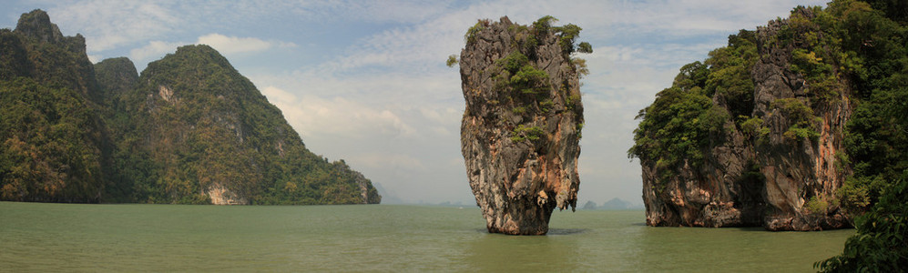 詹姆斯  邦德岛。普吉岛。泰国