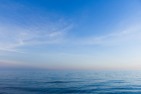 海和天空背景