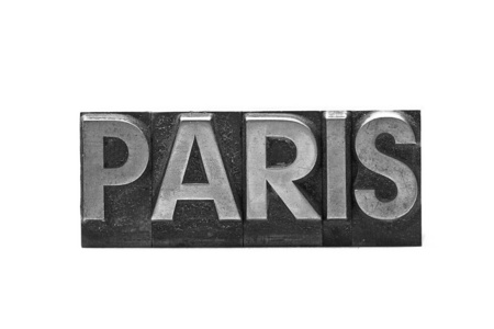 铅字母词巴黎