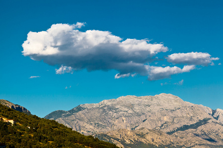 云与山景观的克罗地亚