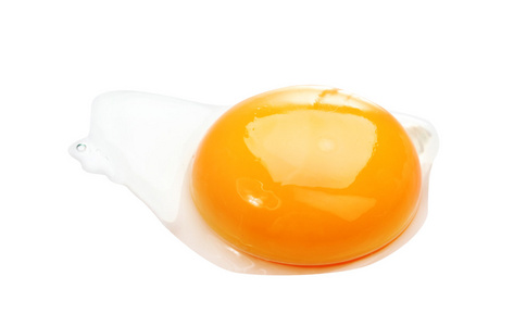 鸡蛋蛋黄特写图片