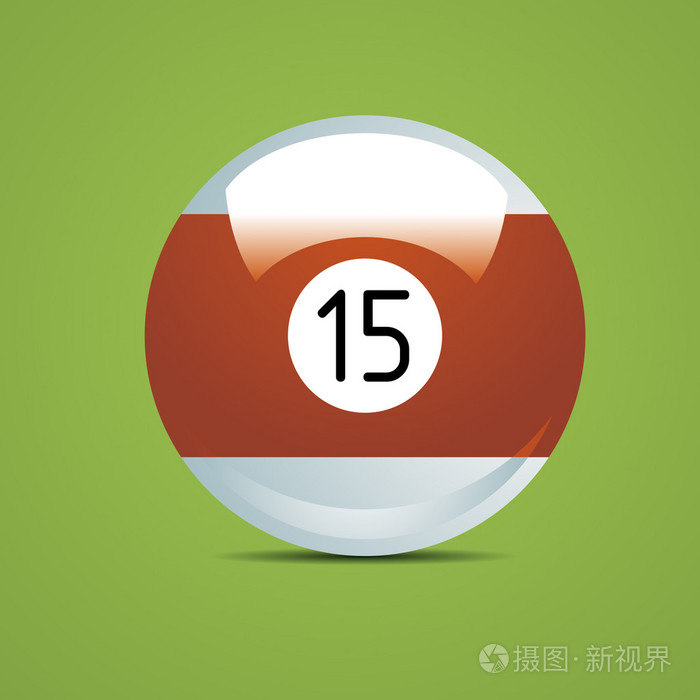 半台球球十五15体育游泳池游戏爱好提示餐厅表数目绿色