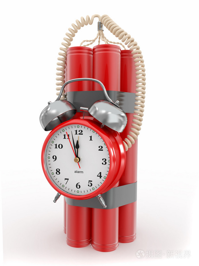 倒计时闹钟引爆的定时炸弹dynamit