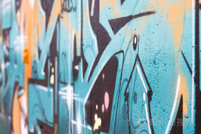 街头艺术，部分城市涂鸦墙上的