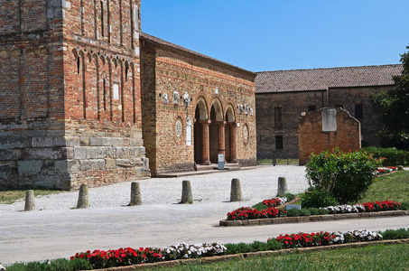 pomposa 修道院。codigoro。艾米利亚罗马涅。意大利