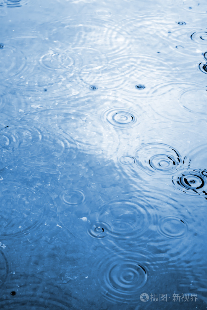 雨滴水波纹