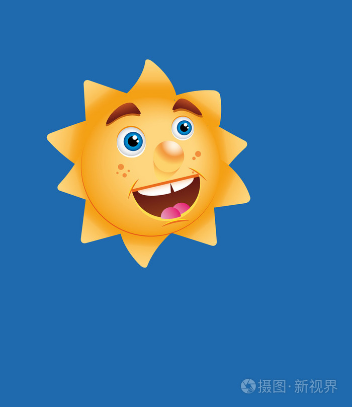 搞笑太阳像滑稽的图标